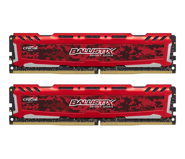 Crucial 16GB (2x8GB) 3000MHz CL15 Ballistix Sport LT Red - 509888 - zdjęcie